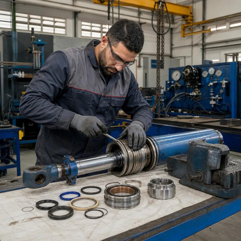 Hydraulic cylinder repairs and refurbishment